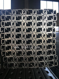 Hot Dip Galvanized Steel Slotted Unistrut Channel Untuk Mendukung Saluran 41X 41MM