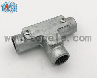 BS Saluran Dan Fittings Of Malleable Besi 3 Way Channel Inspeksi Tee Junction Box