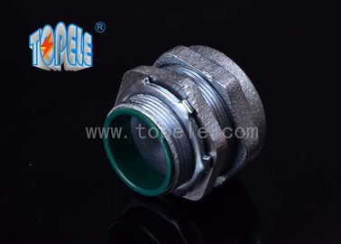 Steel EMT Saluran Dan Fittings NPT Thread, EMT Kompresi Konektor - Baja