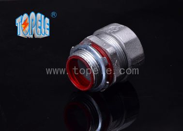 Metal Fleksibel Saluran Dan Fittings lurus Cairan ketat konektor