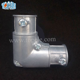 90 derajat Fittings Saluran Listrik Seng Bagian Dalam Sudut Set Sekrup Kopling Tarik Siku