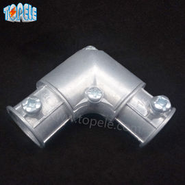 90 derajat Fittings Saluran Listrik Seng Bagian Dalam Sudut Set Sekrup Kopling Tarik Siku