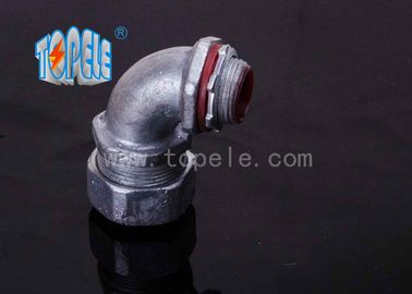 Konduktor dan Fittings Fleksibel yang kedap cair, 90 derajat Konektor Sudut Besi Malleable