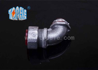 Konduktor dan Fittings Fleksibel yang kedap cair, 90 derajat Konektor Sudut Besi Malleable