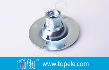 Kekuatan Metalurgi Tinggi Fittings Saluran BS4568 Dengan Tutup Kubah Wanita Besi Malleable