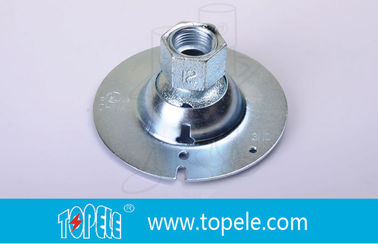 Kekuatan Metalurgi Tinggi Fittings Saluran BS4568 Dengan Tutup Kubah Wanita Besi Malleable
