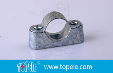 BS31 / BS4568 Fittings Saluran 20mm Baja Lembut Berat Jarak Saddle Dengan Dasar