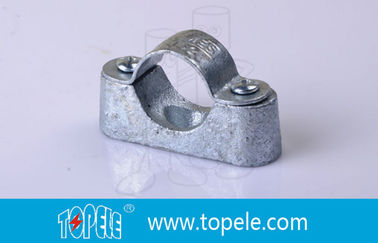BS31 / BS4568 Fittings Saluran 20mm Baja Lembut Berat Jarak Saddle Dengan Dasar
