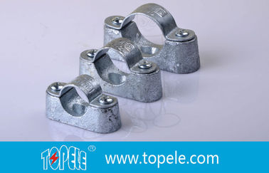 BS31 / BS4568 Fittings Saluran 20mm Baja Lembut Berat Jarak Saddle Dengan Dasar