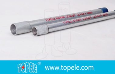 20mm, 25mm Galvanized BS4568 pipa saluran, baja saluran listrik GI tabung
