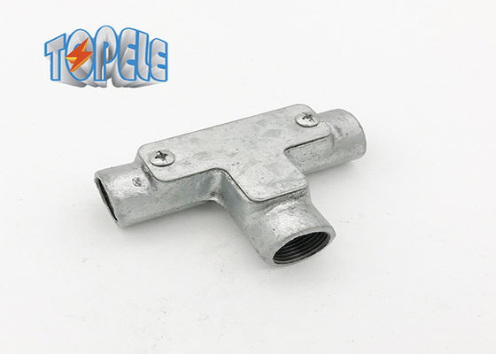 Besi lunak BS4568 Saluran Dan Fittings Inspeksi Saluran Tee siku