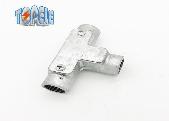 Besi lunak BS4568 Saluran Dan Fittings Inspeksi Saluran Tee siku