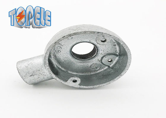 Umur Panjang BS4568 Saluran Besi 20mm 25mm Terminal Dan Outlet Box