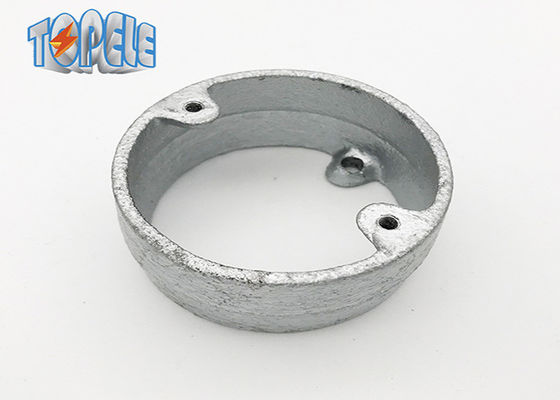 Kontruksi Listrik BS 4568 Saluran Kotak Ekstensi Besi Lemes / Cincin Ekstensi