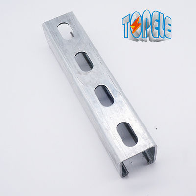 41*21 / 41*41 baja galvanis saluran strut Unistrut Slotted Channel