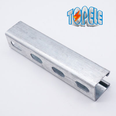 41*21 / 41*41 baja galvanis saluran strut Unistrut Slotted Channel