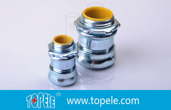 Steel UL Standard Emt Conduit Connector Untuk Konstruksi Listrik