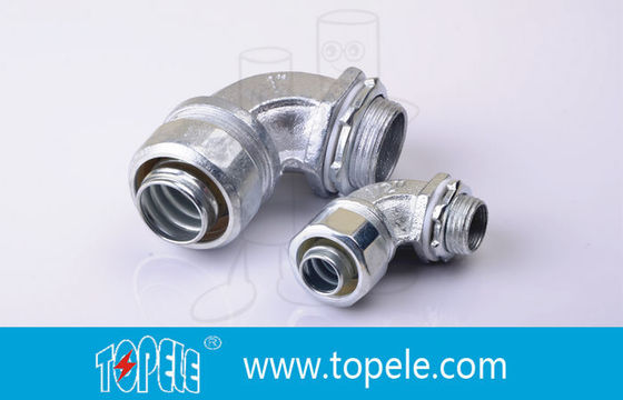 Zinc 90 derajat Cairan Tight Angle Connector Link Pipe