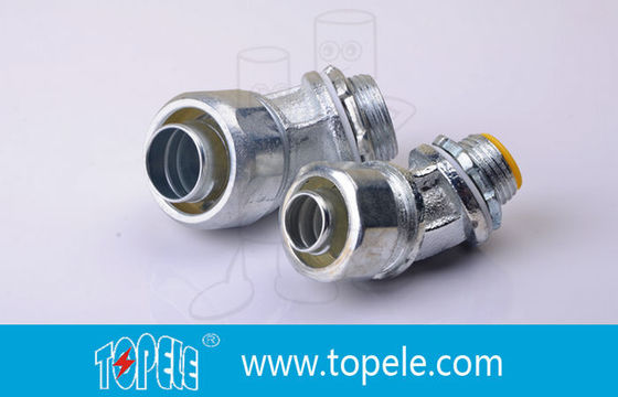 Zinc 90 derajat Cairan Tight Angle Connector Link Pipe