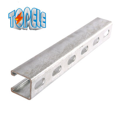 Hdg 41 x 41 mm Slotted Unistrut Channel dari stainless steel