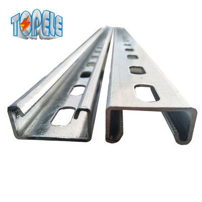 1 - 5/8 Single 10 kaki baja Unistrut Saluran Slotted