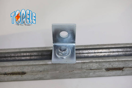 2 sudut ujung lubang 3mm Unistrut saluran konektor