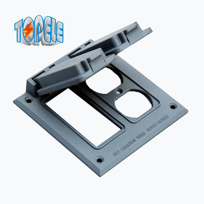 UL 2 Gang Weatherproof Cover Untuk Dekorasi GFCI