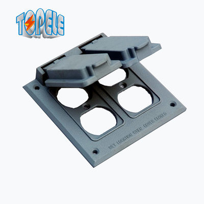 UL 2 Gang Weatherproof Cover Untuk Dekorasi GFCI