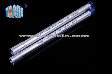 Saluran baja galvanis BS4568 / BS4568 TUBE / GI PIPE dengan tutup perlindungan