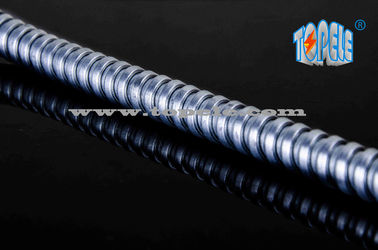 Listrik Galvanis Baja PVC Fleksibel Saluran Dan Fittings Abu-abu