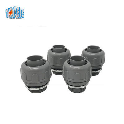Nylon lurus PVC Fleksibel Cairan ketat Fittings Saluran 3/8 &quot; 2&quot;