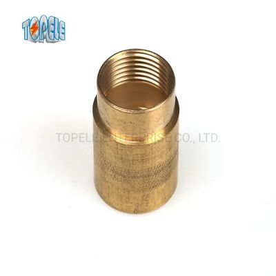 Perlengkapan pipa logam Flex Kuningan Tipe panjang pendek Laki-laki Bush Hexagon