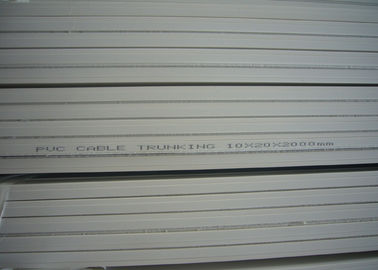 White Grey PVC Electrical Cable Tray Lvd Untuk Wiring Wire Duct
