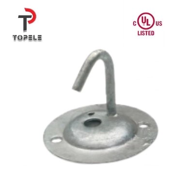 BS4568 Pelat Steel Hook Fittings Fittings Kabel Manajemen