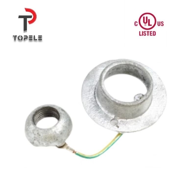 BS4568 Hot Dip Galvanis Bola Malleable Dengan Tutup Soket