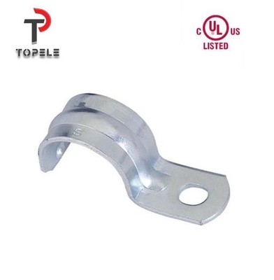 Zinc Plated Steel One Hole EMT Conduit Strap EMT Conduit dan Fittings