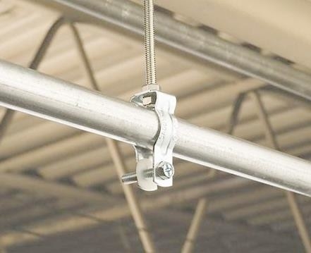 Steel EMT saluran gantungan dengan pipa Perak 1/2'- 4'