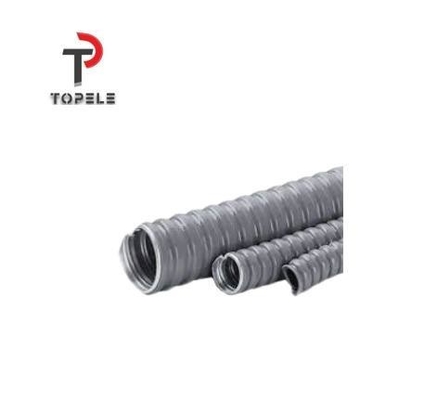 IEC 61386 Benang Metrik Saluran Logam Fleksibel Dilapisi PVC