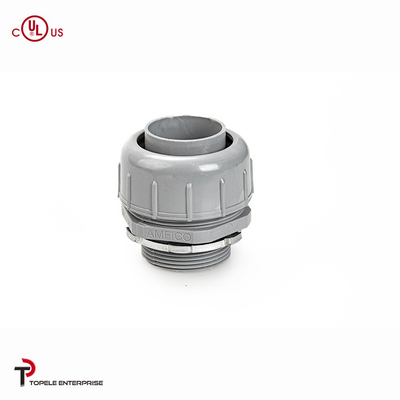 1/2" 3/4" 1" Konektor Lurus Konduit Cair Ketat Fleksibel Dengan PVC