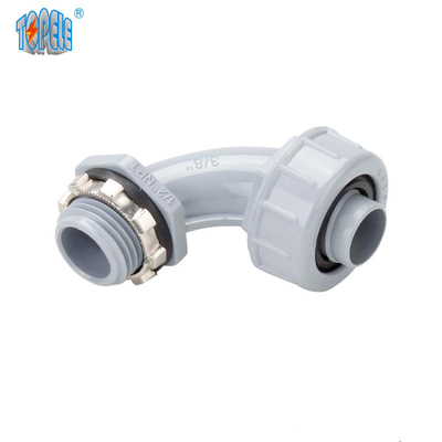 Liquid Tight Nm 90 Derajat Konektor Saluran PVC IP 68