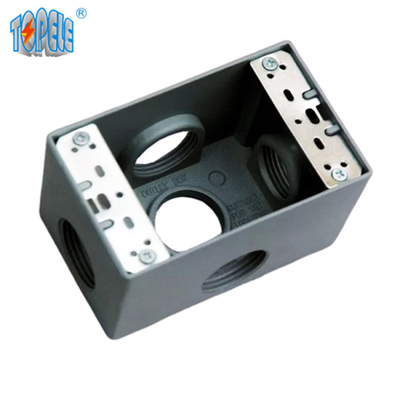 UL Listed 4*2 Aluminium One Gang Device Weatherproof Outlet Box Grey