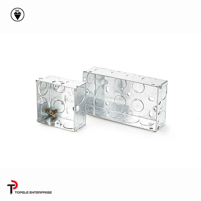 Kotak Listrik / 2-Gang British Standard Metal Conduit Box dengan PVC, Switch Box
