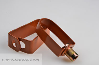 Tembaga Epoxy Lapisan Steel Pipe Clamps Swivel Loop Hanger / Swivel Ring