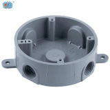 4 "Round 5 Hole Aluminium Weatherproof Kotak Listrik Powder Coat