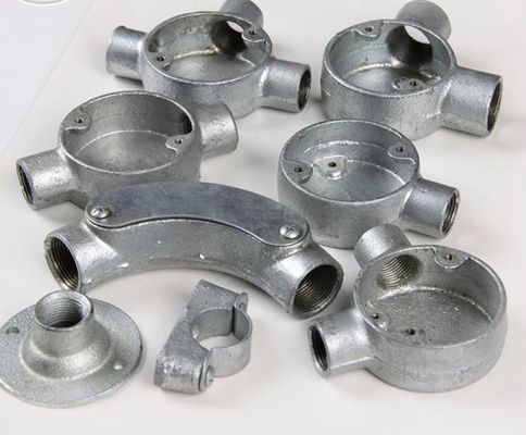 Kotak Penghubung Listrik Aluminium Besi Malleable Galvanized 20mm 25mm